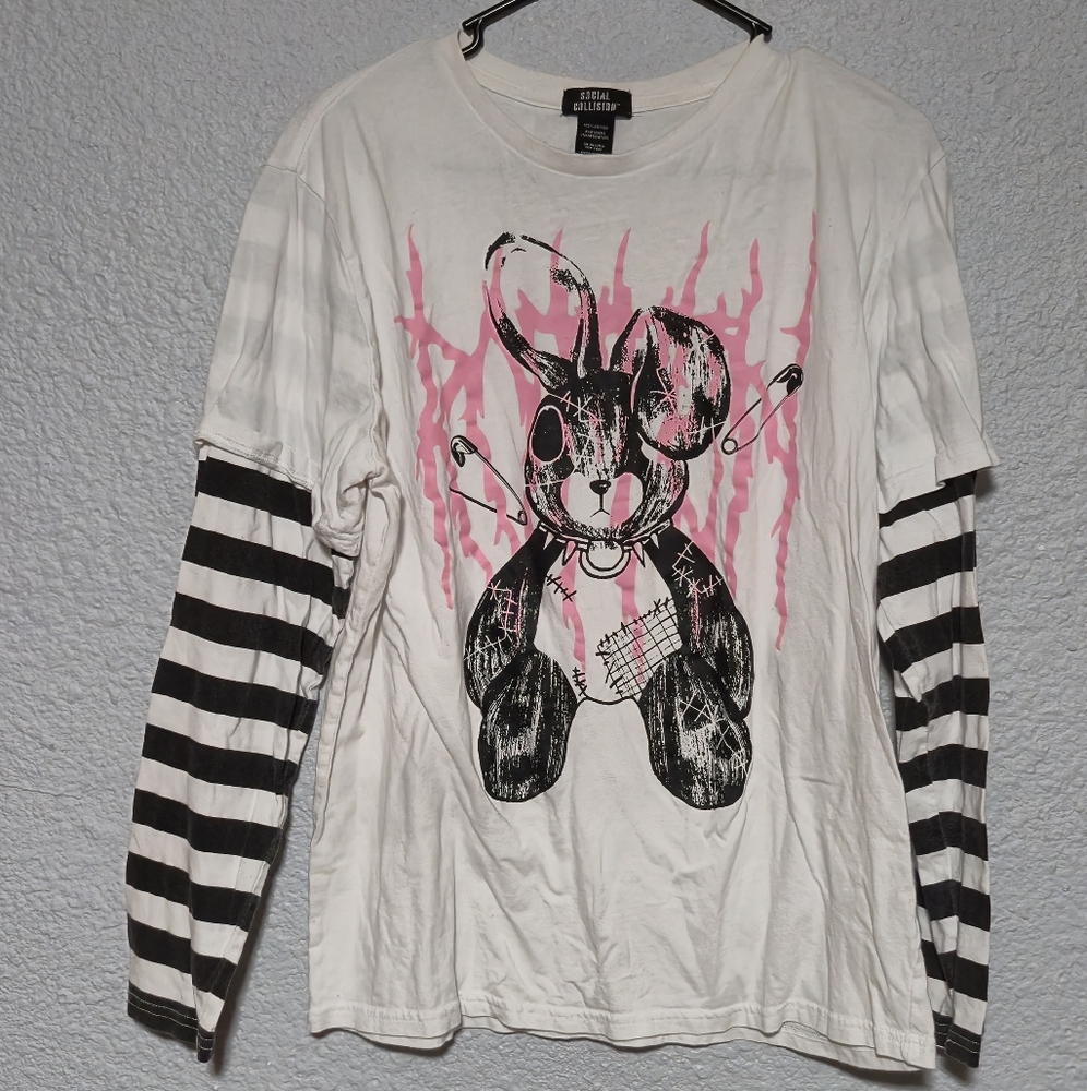 Social Collision Long Sleeve Shirt.